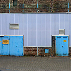 sanierte Industriefassade